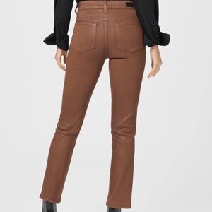 PAIGE Cindy jeans - Cognac Luxe Coating
